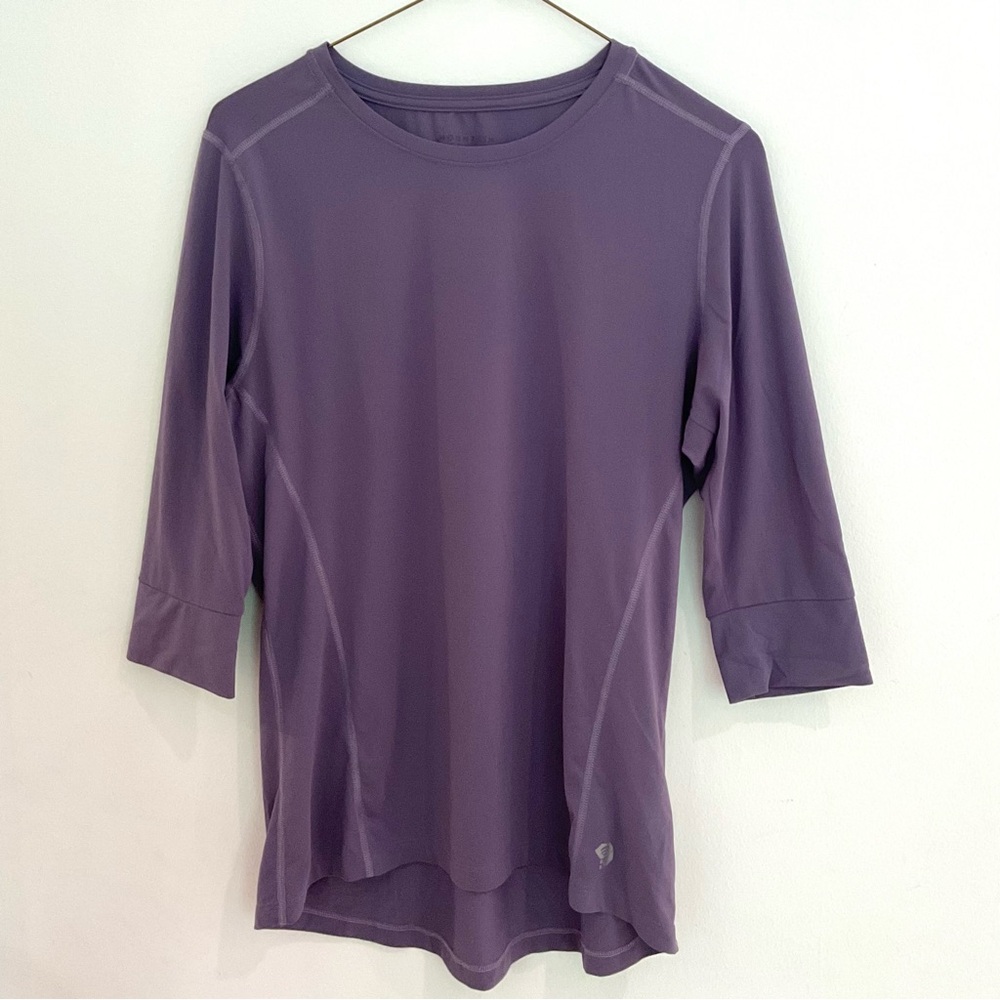 Mountain Hardwear Women's 3/4 Sleeve Top - Plum